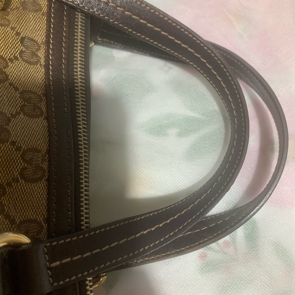 Gucci Brown Gucci Crystal Duchessa Boston bag - Picture 9 of 13